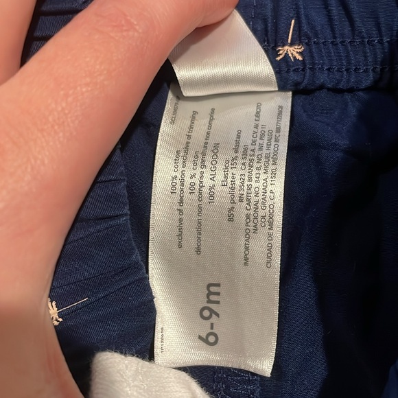 Navy blue 6-9 month shorts - Picture 3 of 3